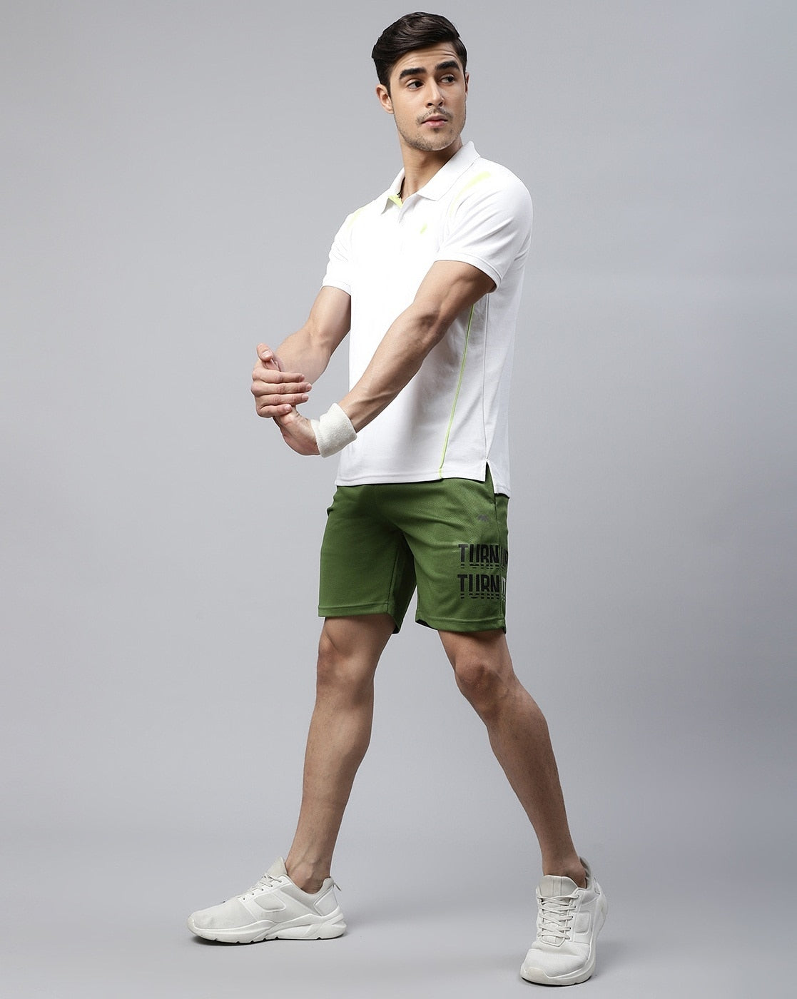 Slim Fit Shorts with Drawstring Waist