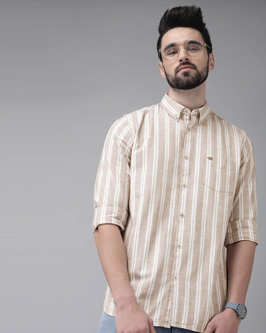 Striped Slim Fit Shirt