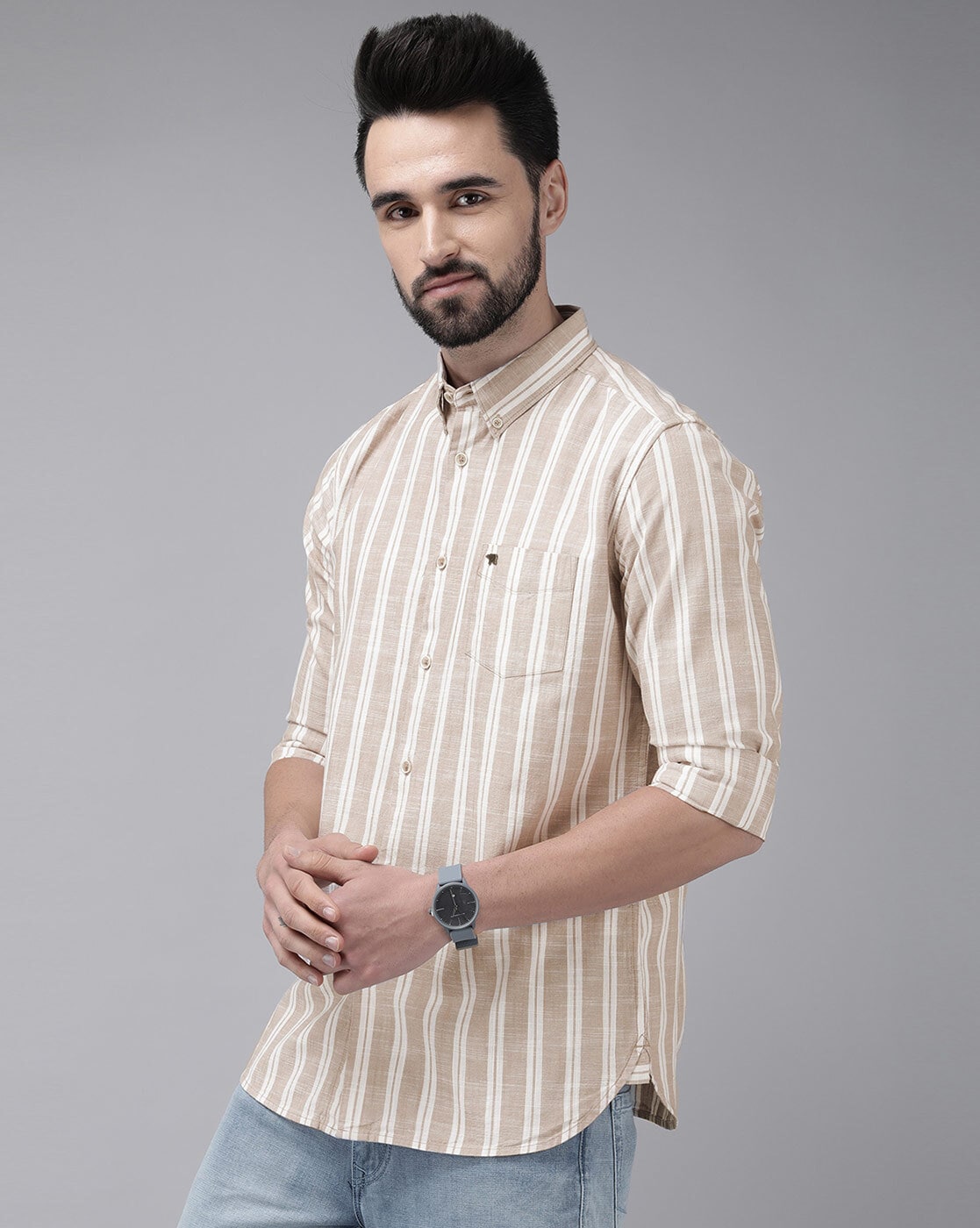 Striped Slim Fit Shirt