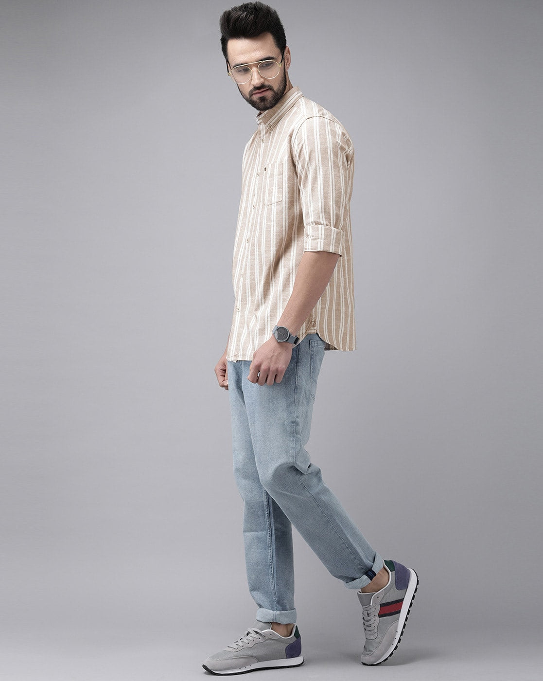 Striped Slim Fit Shirt