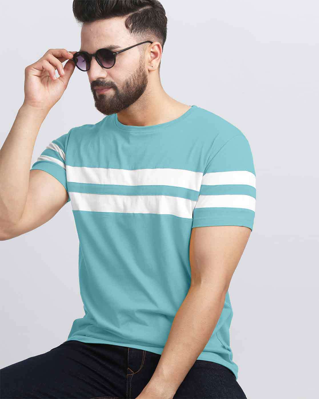 Striped Crew-Neck T-shirt