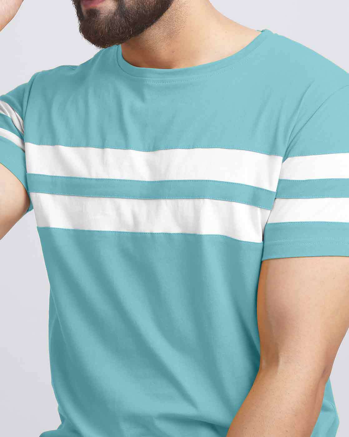 Striped Crew-Neck T-shirt