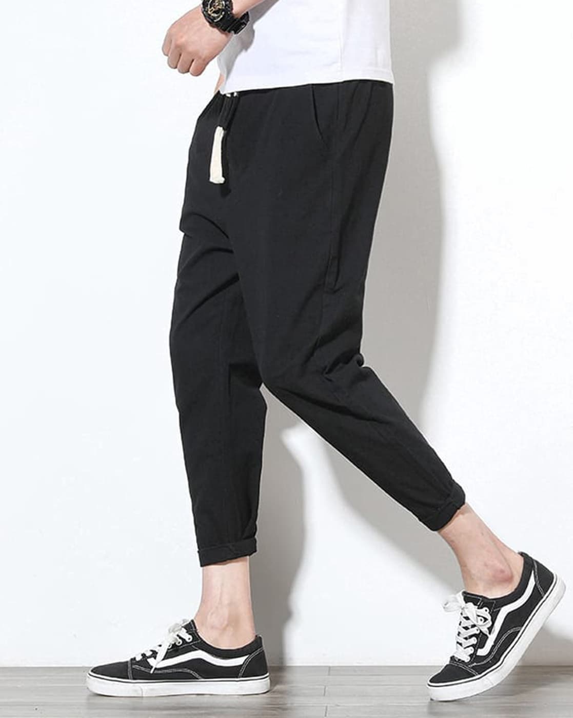 Joggers with Drawstring Waist