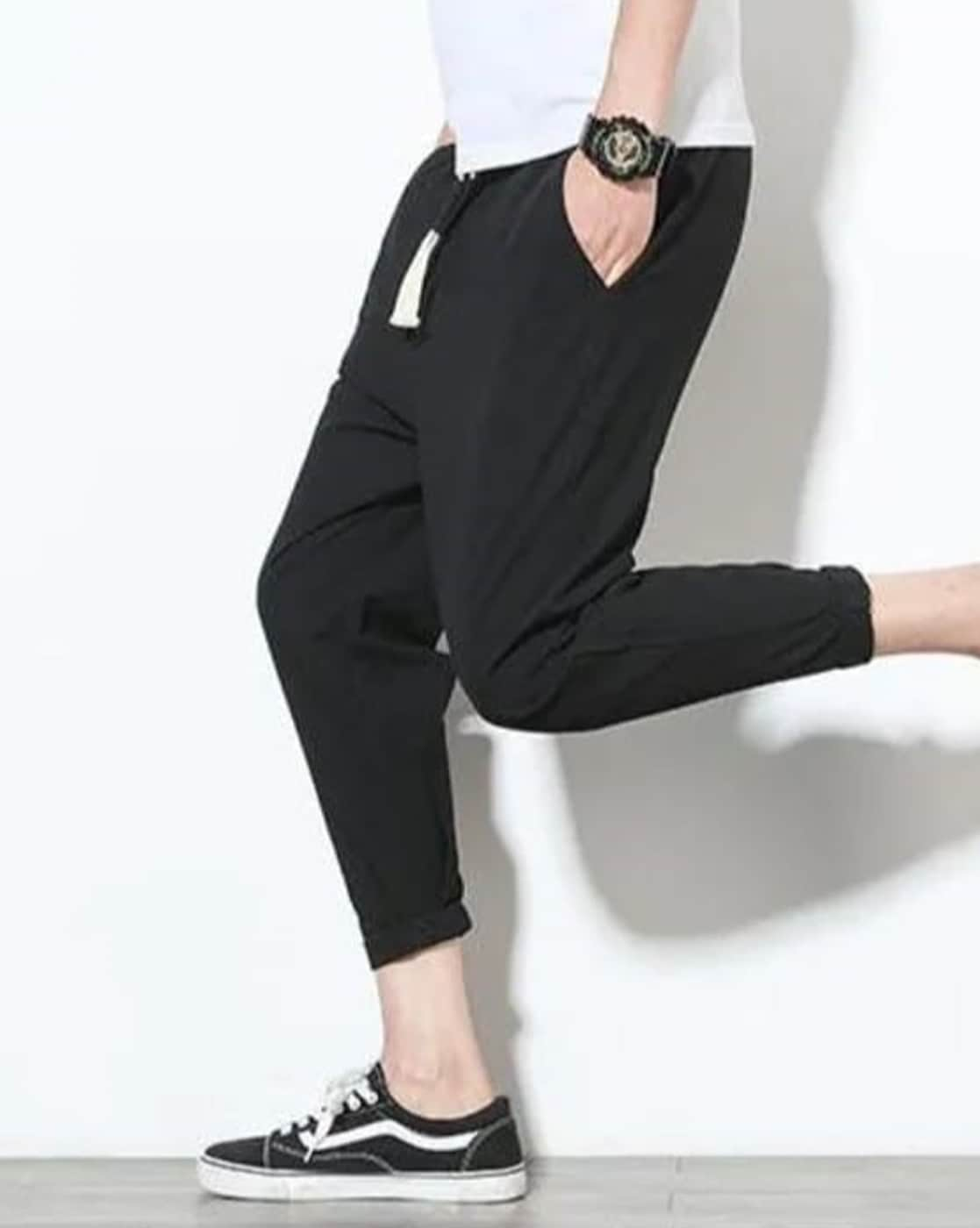 Joggers with Drawstring Waist