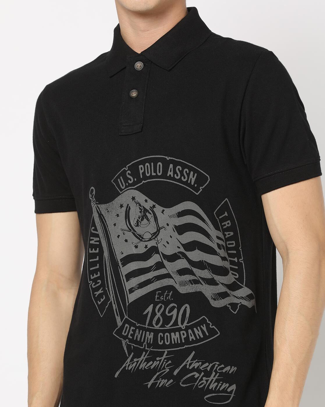 Us Men T-shirt black