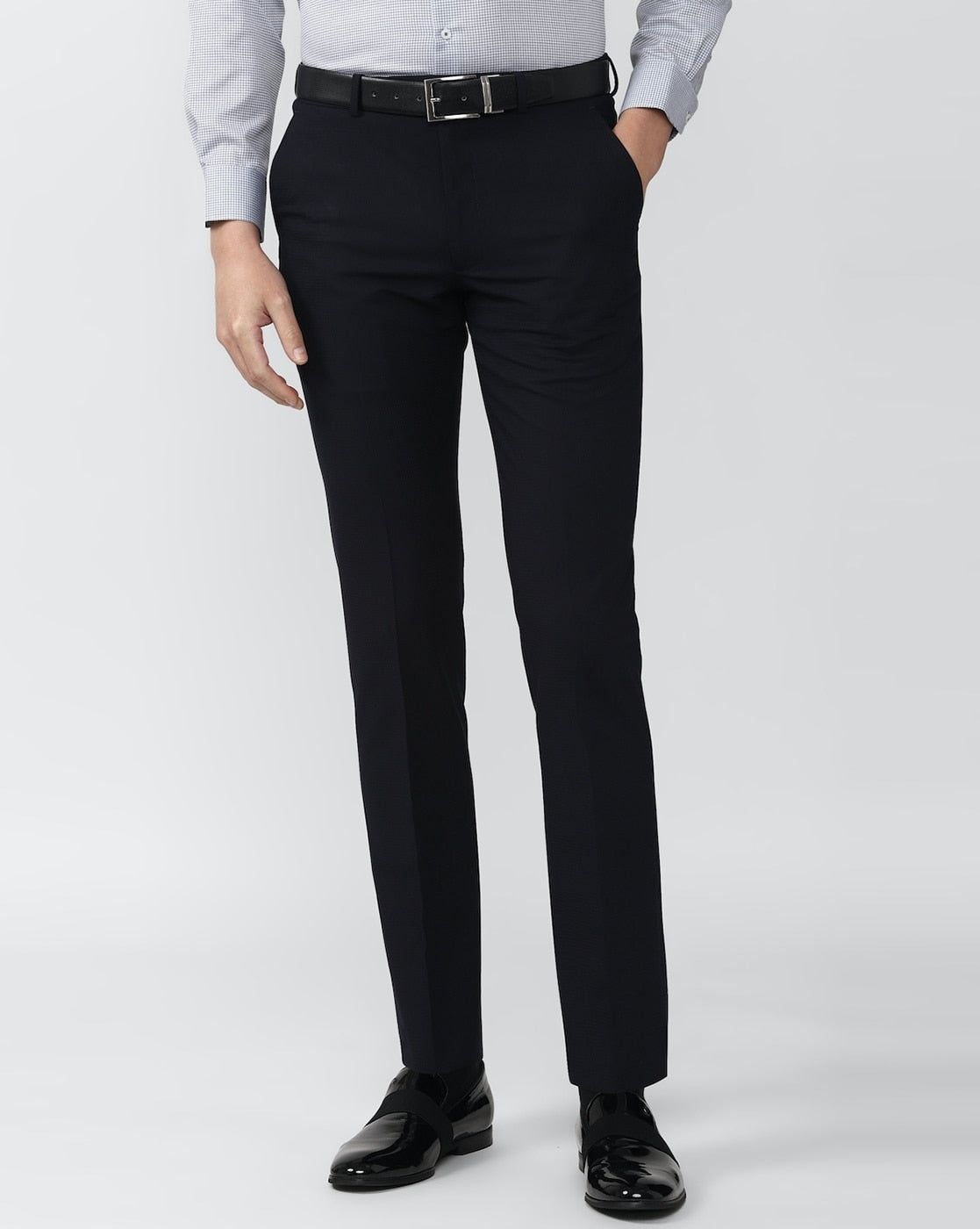 Slim Fit Flat-Front Chinos