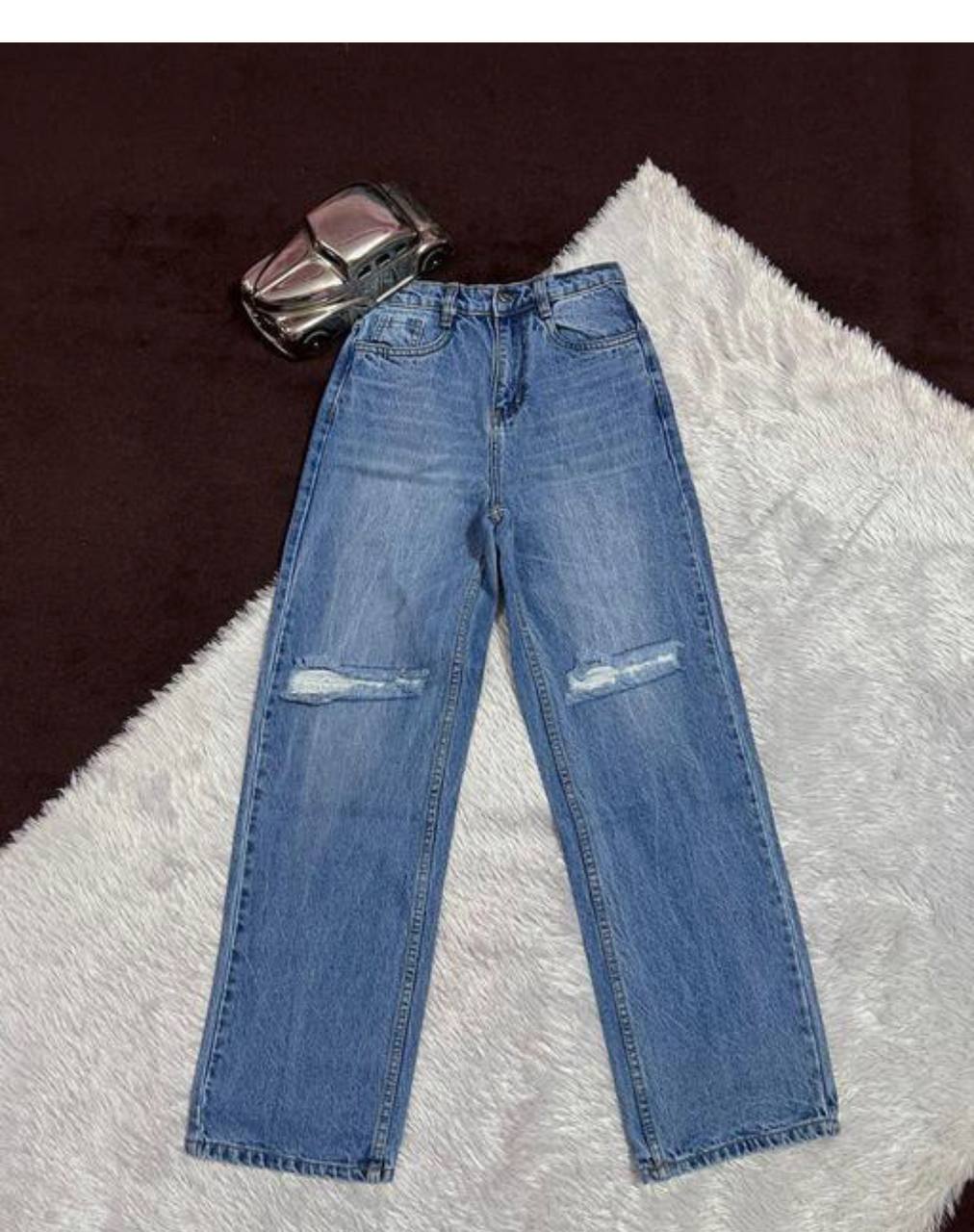 2 cut Jeans For Woman