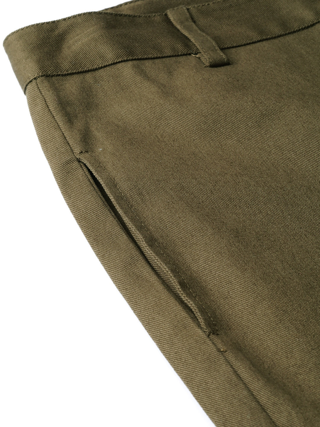 Olive Green Loose Fit Cargos